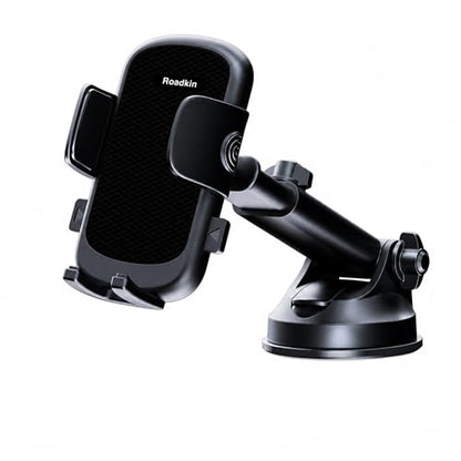 Car Phone Holder,2026 Military Grade,Strongest Suction, Heat Resistant Material, Universal Dashboard and Windshield Mount with Adjustable Suction Cup, Compatible with All Smartphones