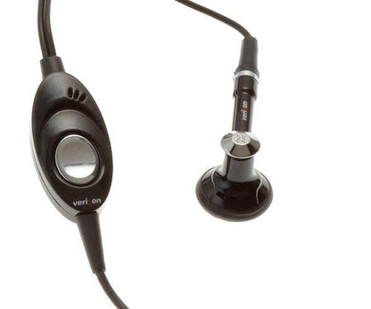 Mono Headset Wired Earphone Handsfree Mic Compatible with Sonim XP3plus 5G (Flip), 3.5mm Headphone Single Earbud in-Ear