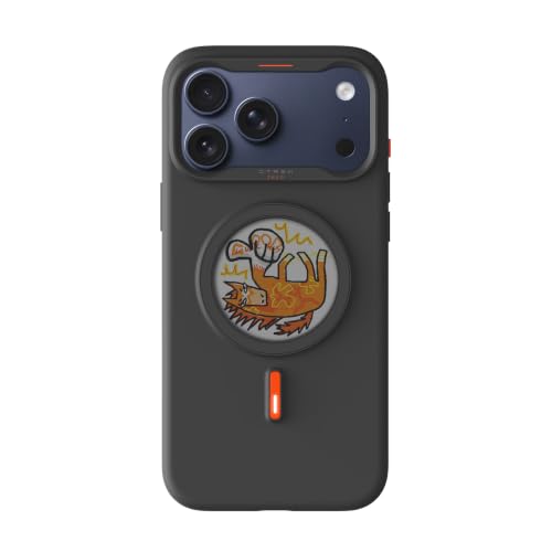 Instant Custom Case for iPhone 17 Pro Max (Black) | Battery-Free E Ink Phone Case, Personalize Your Case with Photos & AI Creations, MagSafe Compatible - color: Black, size: iPhone 17 Pro Max