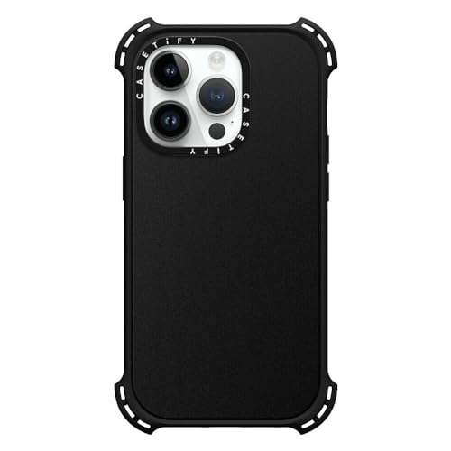 CASETiFY for iPhone 14 Pro Case - Bounce Compatible with MagSafe | Shockproof | 21.3 ft. 6x Military Grade Drop Protection | Matte Black - color: Matte Black, size: Iphone 14 Pro (6.1")
