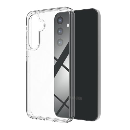 Crystal Clear case for Samsung Galaxy A15 5G/4G [Non-Yellowing][10FT Military Grade Protection] Anti-Scratch Protective Transparent Cover with Acrylic Hard(Back) + Soft TPU Bumper(Sides) Clear