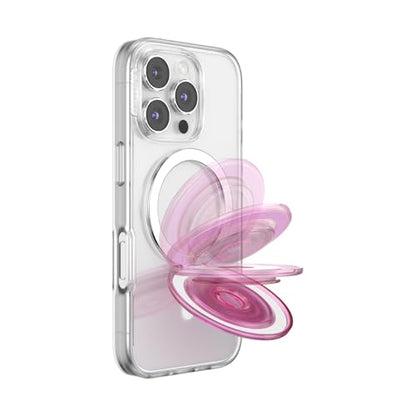 PopSockets Kick-Out Grip for MagSafe, Kickstand- Tranls. Baby Pink - color: Baby Pink, style: MagSafe Kick-Out