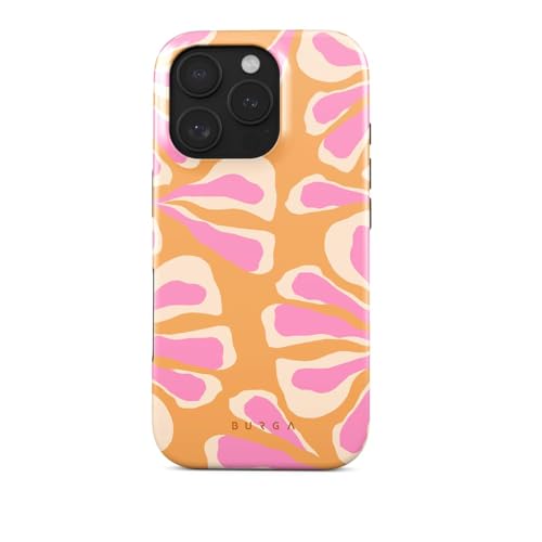 BURGA Unisex Phone Case for iPhone 16 Pro – Dual-Layer Hybrid Design with Shock-Absorbing Silicone & Durable Exterior, Scratch-Resistant Finish and Raised Bezel Edge for Screen Protection & Daily Use - color: Aloha, size: iPhone 16 Pro