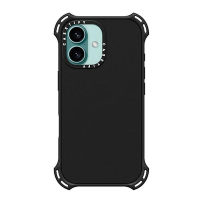 CASETiFY for iPhone 16 Case - Bounce Compatible with MagSafe Matte Black | Shockproof | 21.3 ft. 6X Military Grade Drop Protection | Matte Black - color: Matte Black, size: Iphone 16 (6.1")