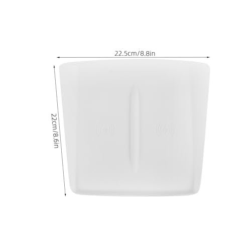 STOBAZA Center Console Charging Pad Silicone Slip Mat for Y Effortless Phone Charger for Car Interior Accessories Durable and Easy to Install White