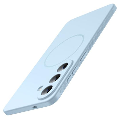 JETech Slim Magnetic Case for Samsung Galaxy S26, Anti-Slip, Sky Blue | Compatible with MagSafe, Full Camera Lens Protection, Soft TPU Cover, Shockproof - color: Sky Blue, size: Galaxy S26