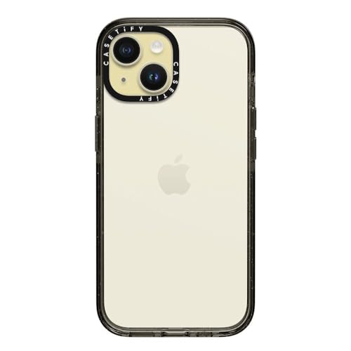CASETiFY for iPhone 15 Case - Impact Clear Black | Slim Fit | 8.2 ft. 4x Military Grade Drop Protection | Black - color: Clear Black, size: Iphone 15 (6.1")