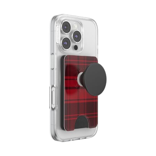 PopSockets Phone Wallet for MagSafe with Grip- Buffalo Check - color: Buffalo Check, style: MagSafe