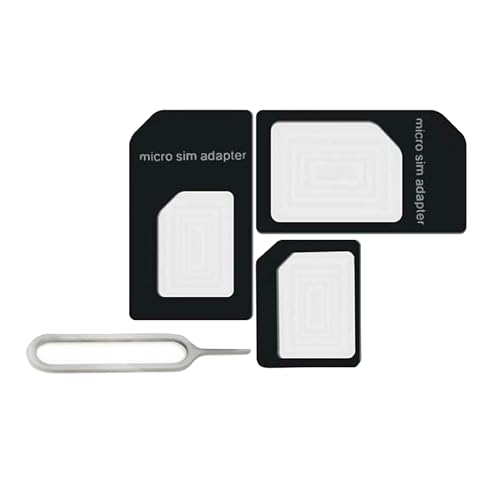 New Nano and Micro Sim Adapter with Eject Pin Needle - 10 Pack