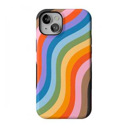 Casely iPhone 15 Plus Case | Love for All | Rainbow Pride | Bold Protective Design | Compatible with MagSafe - color: Love for All | Rainbow Pride