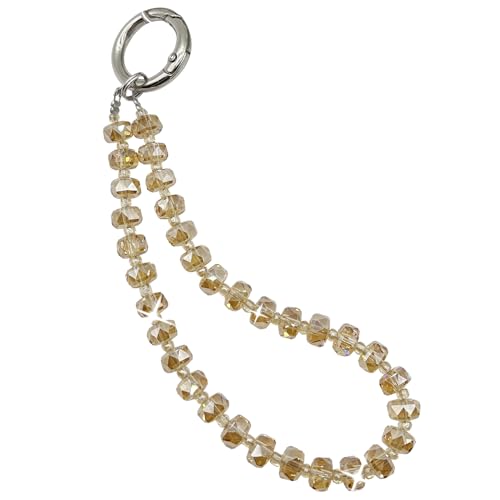 TENOC Beaded Phone Wrist Strap, Champagne - color: C-champagne