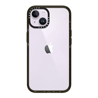 CASETiFY for iPhone 14 Case - Impact Clear Black | Slim Fit | 8.2 ft. 4x Military Grade Drop Protection | Black - color: Clear Black, size: Iphone 14 (6.1")