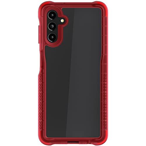 Ghostek COVERT Red Galaxy A13 5G Case Clear Hard Back Shockproof Protective Phone Cover Premium Slim Thin Lightweight Design Heavy Duty Designed for 2021 Samsung A13 5G (6.5inch) (Red-Limited Edition) - color: Red [Limited], size: Galaxy A13 5G