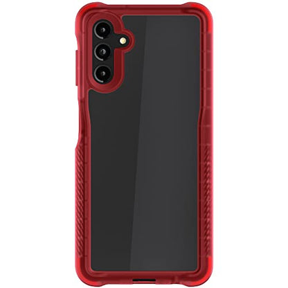 Ghostek COVERT Red Galaxy A13 5G Case Clear Hard Back Shockproof Protective Phone Cover Premium Slim Thin Lightweight Design Heavy Duty Designed for 2021 Samsung A13 5G (6.5inch) (Red-Limited Edition) - color: Red [Limited], size: Galaxy A13 5G