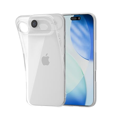 PEEL Flex Case for iPhone 17 Air (Clear Soft) | Anti-Yellowing TPU, 8-ft Drop-Tested, Flexible, Ergonomic Grip, Minimalist, Branding-Free, Showcases & Protects Your Device - color: Clear Flex, size: iPhone 17 Air