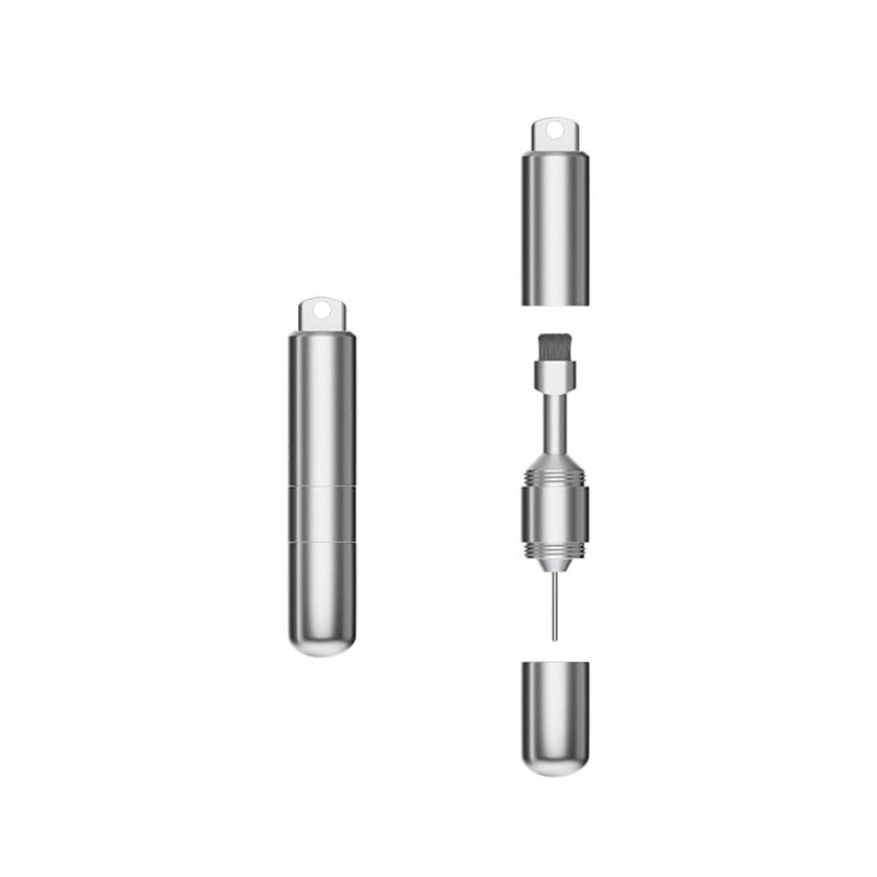 SIM Card Tray Removal Tool with Cleaning Brush, 2 in 1 Portable Keychain Eject Pins Reset Needle Opener Cleaning Pen for Most Phones