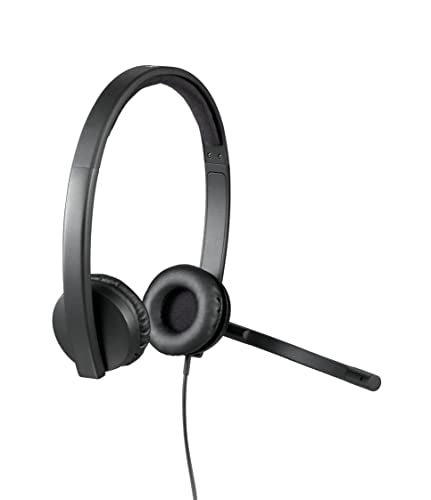 Logitech H570e Stereo Headphones with Noise Cancelling Microphone - Black - size: UC, style: Stereo