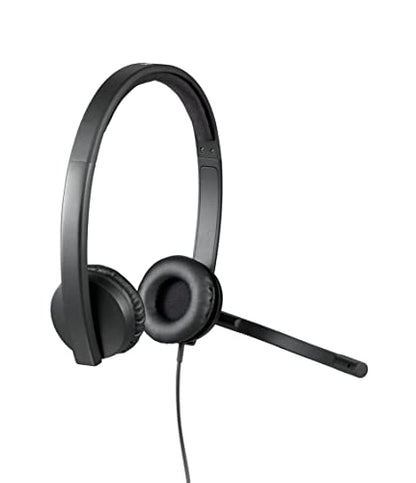 Logitech H570e Stereo Headphones with Noise Cancelling Microphone - Black - size: UC, style: Stereo