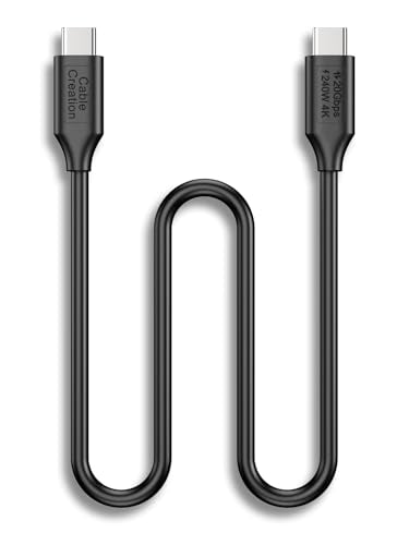 USB 3.2Gen 2x2 Cable,USBC to C for MacBook, iPhone 17,iPad, SSD, Dock,1.0ft - color: 20G, size: 1FT-Straight