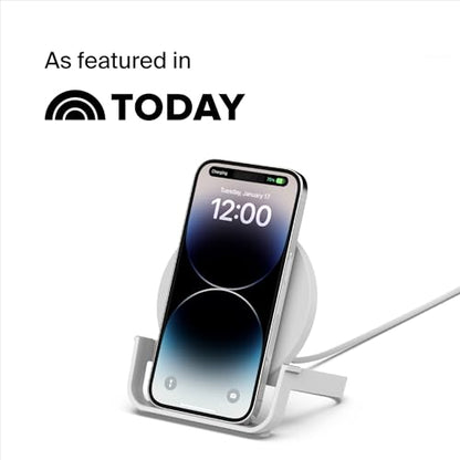 Belkin 10W Wireless Charging Stand, Qi Charger with AC Adapter