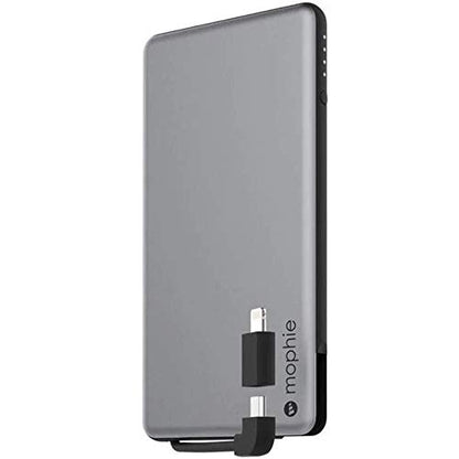 Mophie powerstation Plus Mini - External Battery with Built in cables for Smartphones - Space Gray