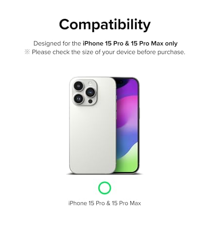 Ringke for iPhone 15 Pro Max / 15 Pro Camera Lens Protector - size: iPhone 15 Pro & 15 Pro Max