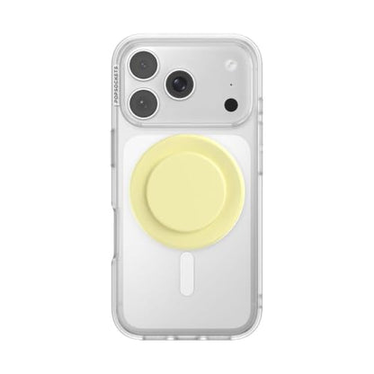 PopSockets Phone Grip for MagSafe, Magnetic Holder- Butter Yellow - color: Butter Yellow, style: MagSafe