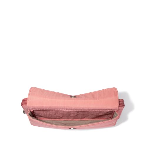 Baggallini Rfid Phone Wallet Crossbody - color: Terracotta