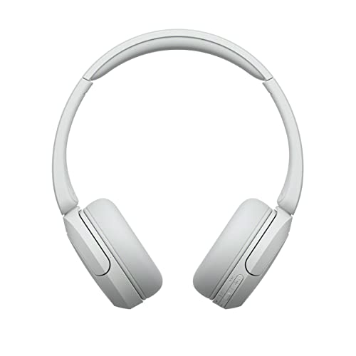 Sony WH-CH520 Wireless On-Ear Bluetooth Headphones with Microphone, White - color: White