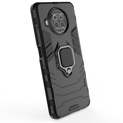 Max Power Digital Magnet Case for Xiaomi Mi 10T Lite 5G Shockproof Hard Phone Cover with Grip, Metal Ring Kickstand Bumper Shell [Compatible with Magnetic Car Mount] (Navy) - color: Navy, size: Xiaomi Mi 10T Lite 5G