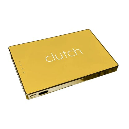 Clutch - Pro USB-C Portable Charger - Compatible with iPhone 15, 16, 17 & Android Devices - Power Bank Magnetic Battery - TSA Travel Approved - USB Rechargeable - Built-in Cable - 5000 mAh - 3.7oz - color: Yellow