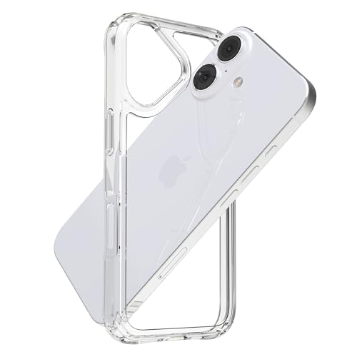 for iPhone 17 Clear Bumper Frame No-Back Case, Slim Fit Ultra-Light Anti-Yellowing Transparent Protection Heat Dissipation Bezel Phone Cover Case 6.3" 2025 - color: Clear, size: iPhone 17