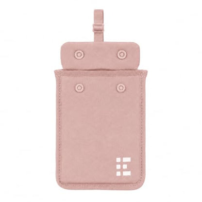 Zero Grid Pink Bra Wallet, Sleek & Hidden Washable Travel Pouch for Women - color: Pink