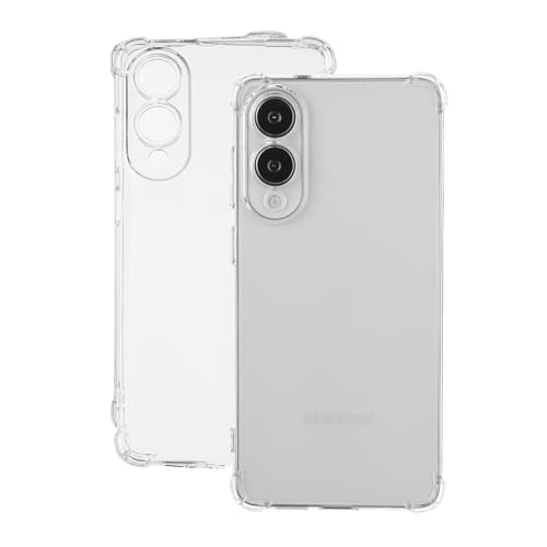 1PC Clear Soft TPU Silicone Case for Samsung Galaxy S25 Edge | Clear Flexible Back Cover Made of Soft TPU/Silicone Rubber with Precise Rear Camera Cutouts - color: S25 Edge