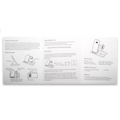 Foldable 3 in 1 Wireless Charging Station for Apple Magsafe Charger Stand,Fast Magnetic Wireless Charger Station for iPhone 17 Air 16 15 14 13 12 Series,Airpods Pro,Apple Watch Ultra