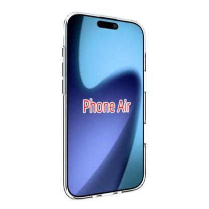 Senter Ultra Clear Soft TPU Phone Case for iPhone Air, Slim Thin Transparent Cover, Shockproof Anti-Yellow Anti-Fingerprint Heat Dissipation Protective Cell Phone Case