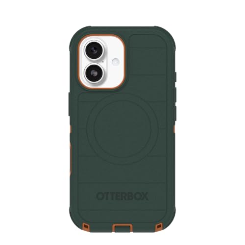 OtterBox iPhone 17 Defender Pro Series Case - Green Intrigue | Tough, Rugged & Durable iPhone Case, Snaps on MagSafe, Multi-Layer, Impact Absorbing iPhone Case - color: Green Intrigue, style: iPhone 17