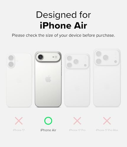 Ringke for iPhone Air Screen Protector [Easy Slide Privacy, 2 Pack] - size: iPhone Air