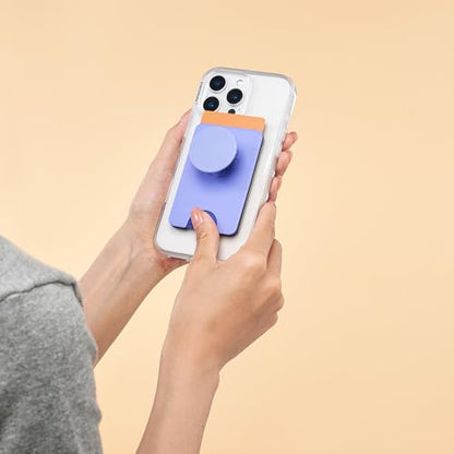 PopSockets Phone Wallet for MagSafe with Grip- Deep Periwinkle - color: Periwinkle, style: MagSafe