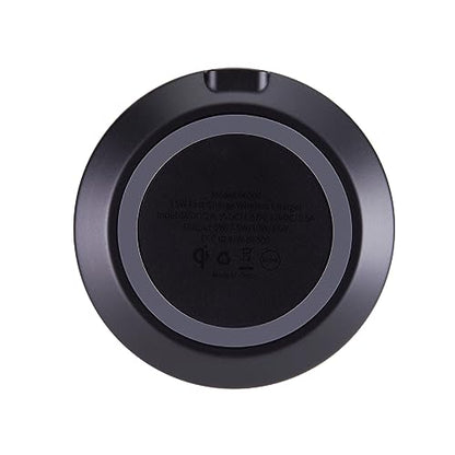 AT&T 15W Qi Wireless Charging Pad USB C Fast Charger for iPhone Black - color: Black