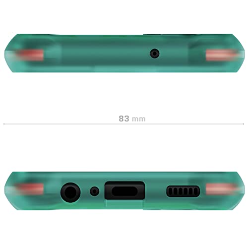 Ghostek COVERT Teal Clear Galaxy A13 5G Phone Case Shockproof Grip Bumper Protective Cover Slim Fit Thin Lightweight Design Cases Designed for 2021 Samsung Galaxy A13 5G (6.5in) (Teal-Limited Edition) - color: Teal [Limited], size: Galaxy A13 5G