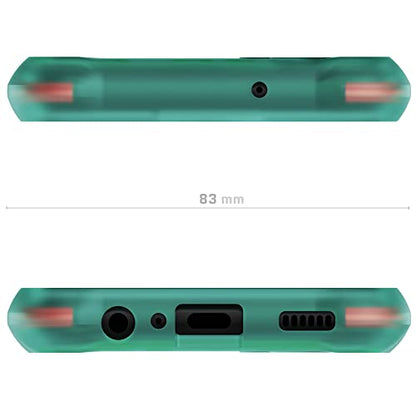 Ghostek COVERT Teal Clear Galaxy A13 5G Phone Case Shockproof Grip Bumper Protective Cover Slim Fit Thin Lightweight Design Cases Designed for 2021 Samsung Galaxy A13 5G (6.5in) (Teal-Limited Edition) - color: Teal [Limited], size: Galaxy A13 5G