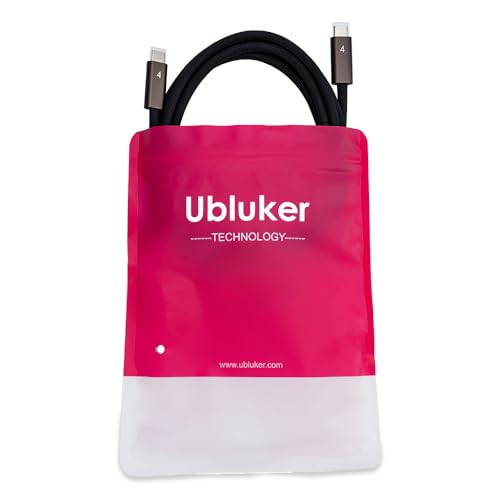 Ubluker USB C to USB C Cable 40Gbps 3.3FT, USB4 Cable with Thunderbolt 4 - size: 3.3 feet