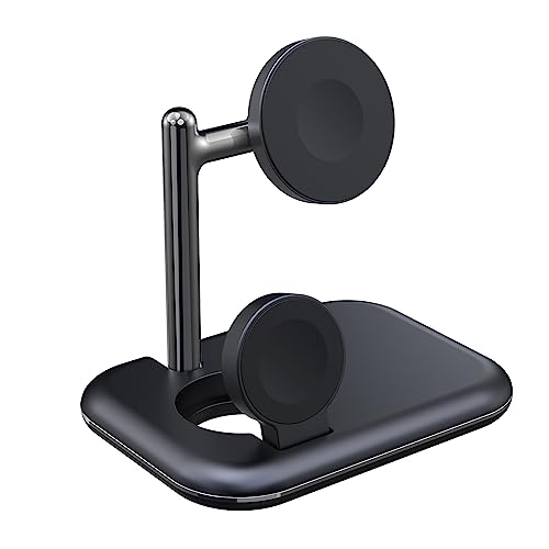 Charger Stand for Apple Watch,2 in 1 Foldable Wireless Charging Station
