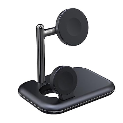 Charger Stand for Apple Watch,2 in 1 Foldable Wireless Charging Station