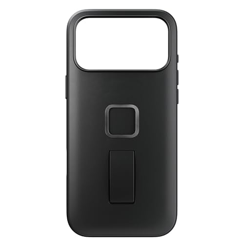 Peak Design Mobile Everyday Loop Case for iPhone 17 Pro Max, Black, with Loop, Slim Profile, Drop Protection, Weatherproof Fabric Shell, SlimLink Connects to Mobile Mounts & Gear - color: Black, style: Everyday Loop Case