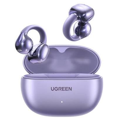 UGREEN HiTune S3 Open Ear Earbuds, Bluetooth 5.4, Clip on Earbuds, Purple - color: Purple