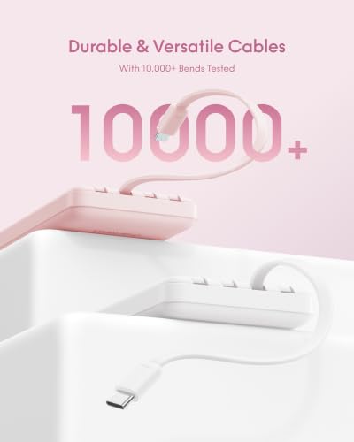 charmast Portable Charger,Fast Charging Power Bank - color: Dustypink