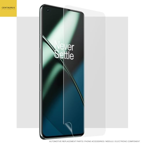 2 Pack Soft Hydrogel Screen Protector (Not Tempered Glass) Ultra-Thin HD Clear Full Coverage Screen Protector Film for One Plus 11 5G.