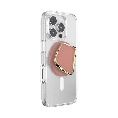 PopSockets Phone Grip for MagSafe, Magnetic Holder- Enamel Clay Cut - color: Enamel Clay Cut, style: MagSafe